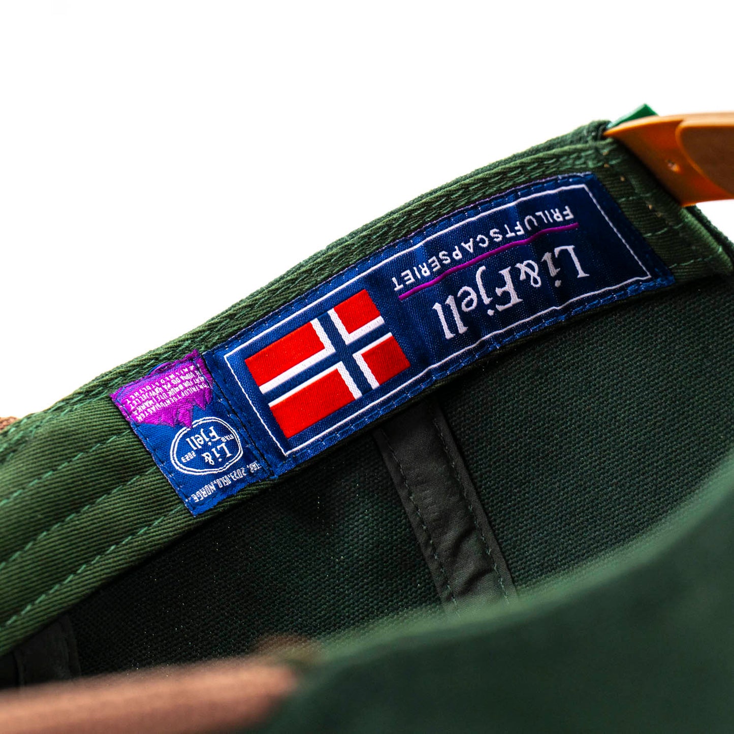 Femunden Kanvas Caps - Grønn/Lys brun