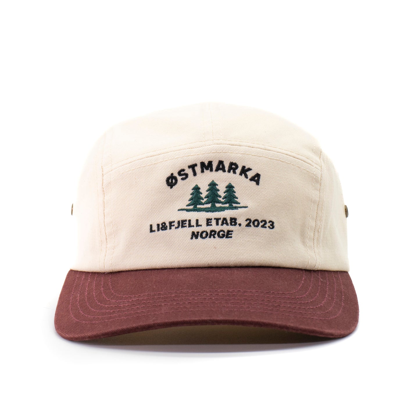 Østmarka Camper – Hvit/Burgunder