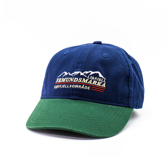 Femundsmarka Low Profile Caps - Navy/Grønn