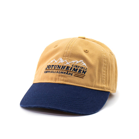 Jotunheimen Low Profile Caps - Beige/blå