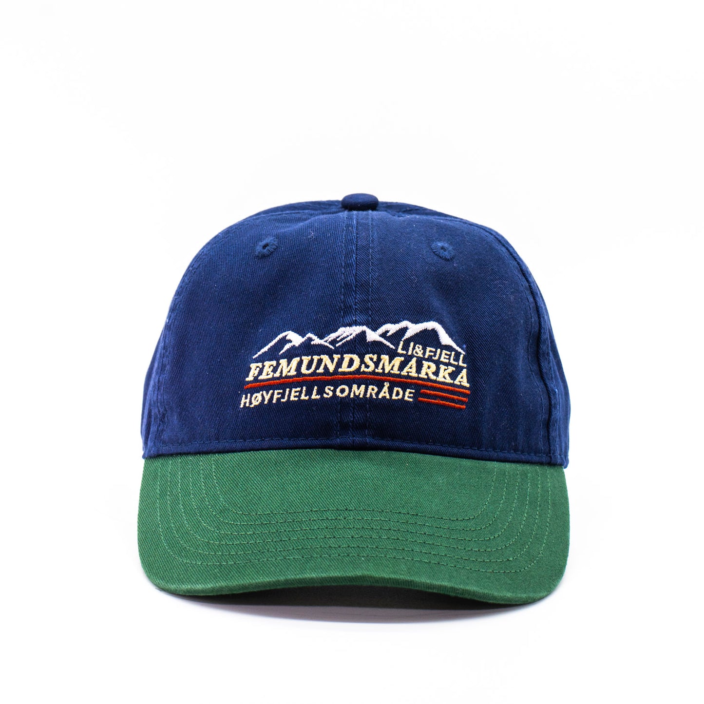 Femundsmarka Low Profile Caps - Navy/Grønn