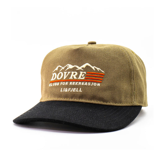 Dovre Kanvas Caps - Sand/Svart
