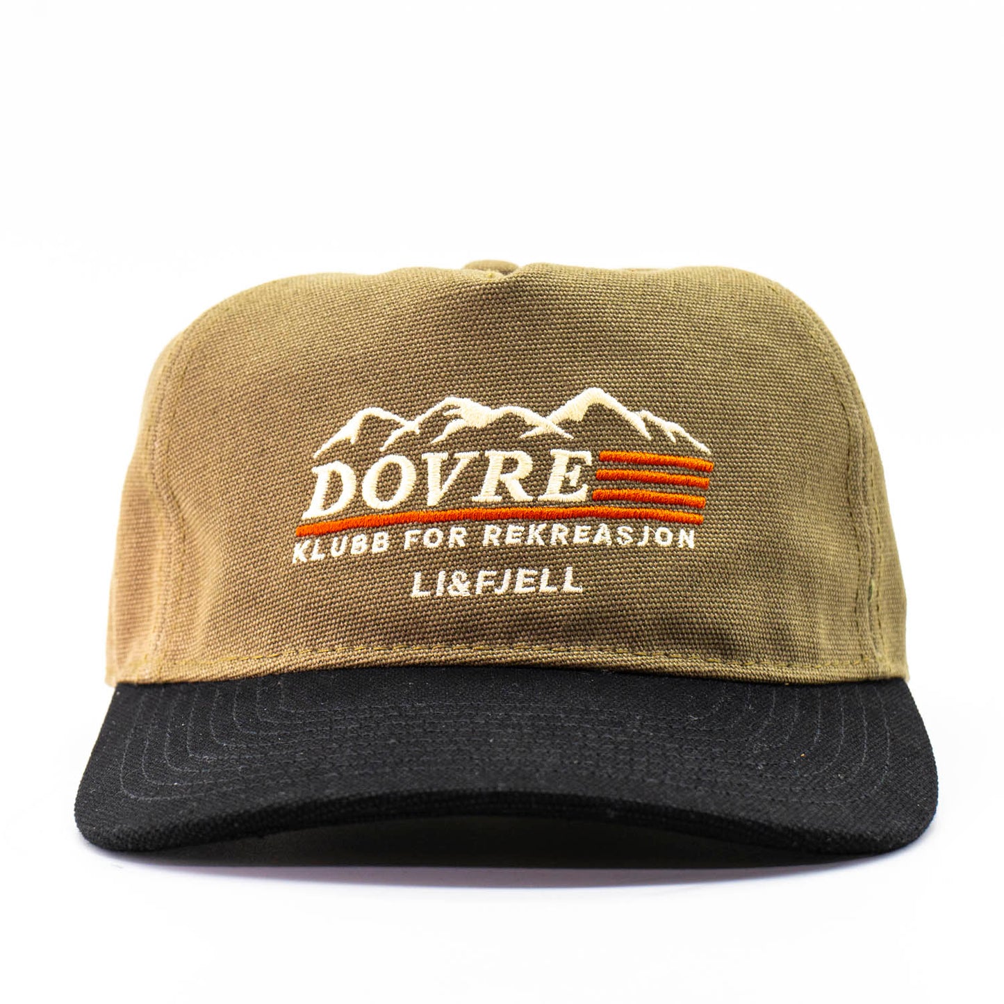 Dovre Kanvas Caps - Sand/Svart