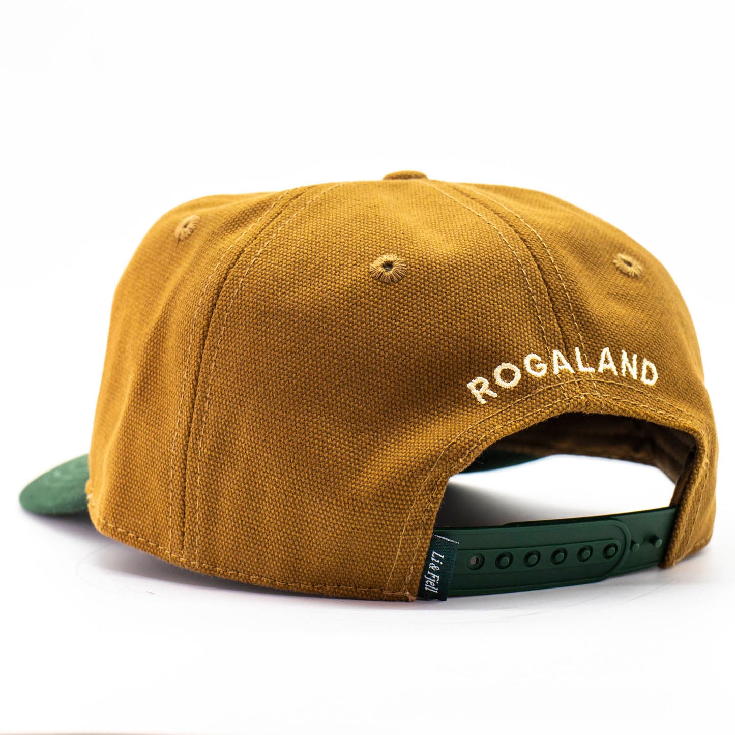 Ryfylkeheiane Kanvas Caps - Karamell/Grønn