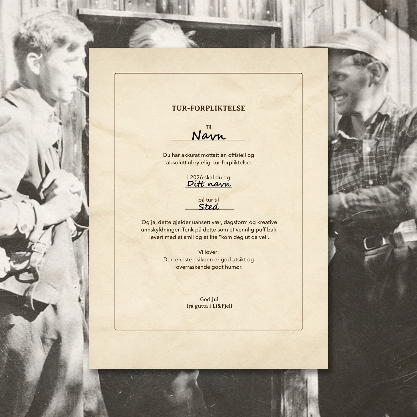 Li&Fjell Patch Cap – Svart (TF)