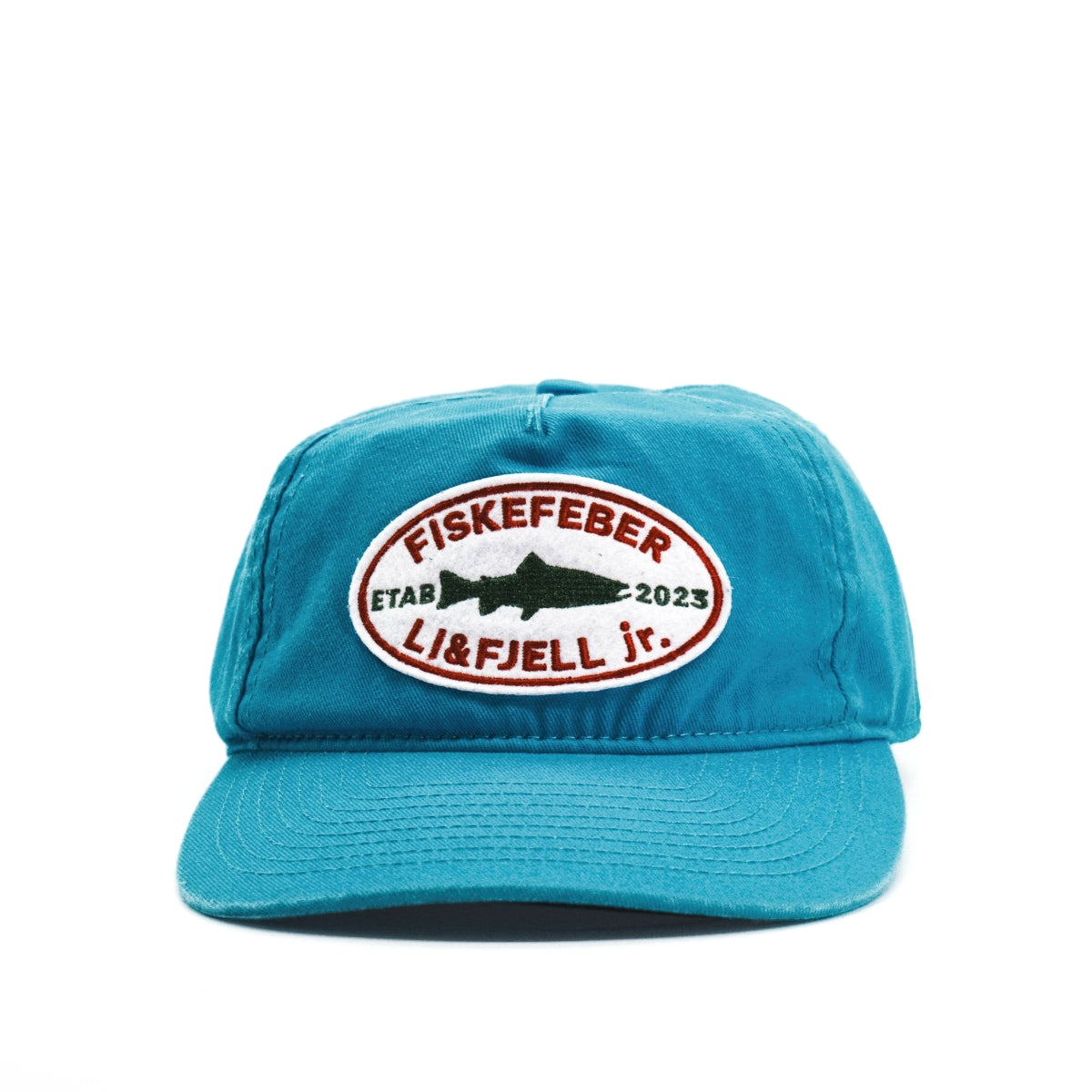 Fiskefeber Patch Caps jr. - Turkis