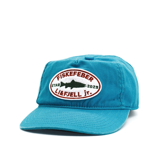 Fiskefeber Patch Caps jr. - Turkis