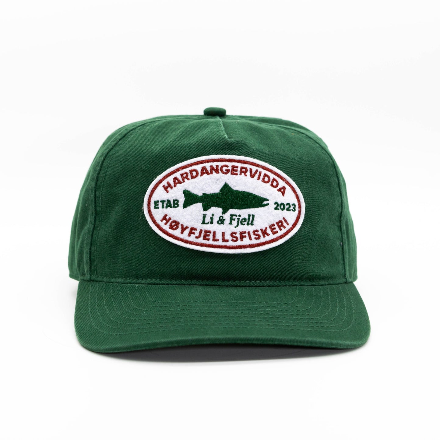 Hardangervidda Fiskeri Caps – Skogsgrønn