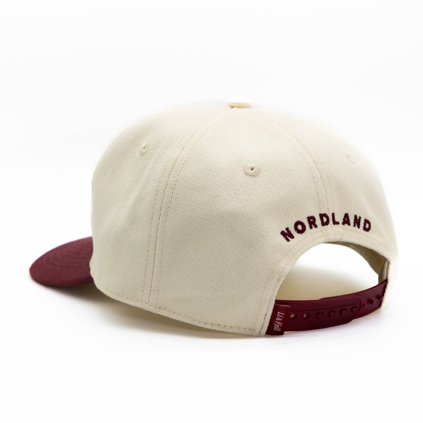 Lofoten Rekreasjon Caps – Hvit/Burgunder