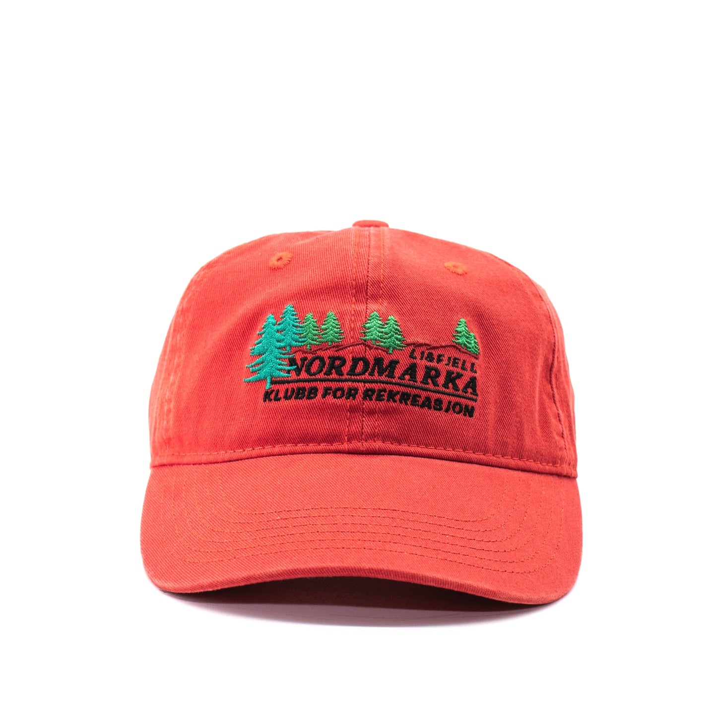 Nordmarka Low Profile Caps - Rød