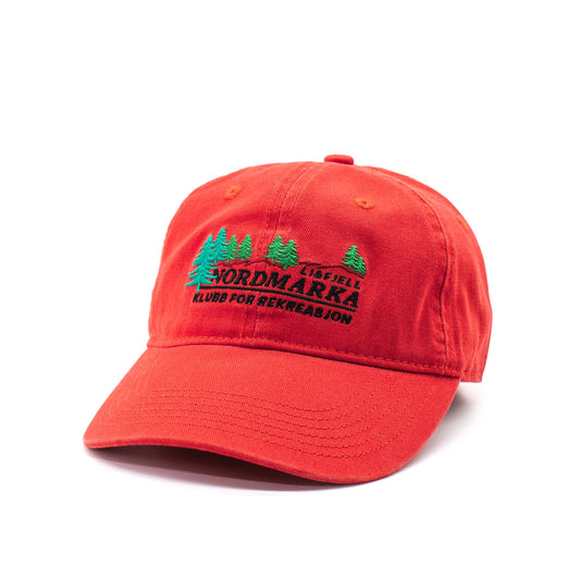 Nordmarka Low Profile Caps - Rød
