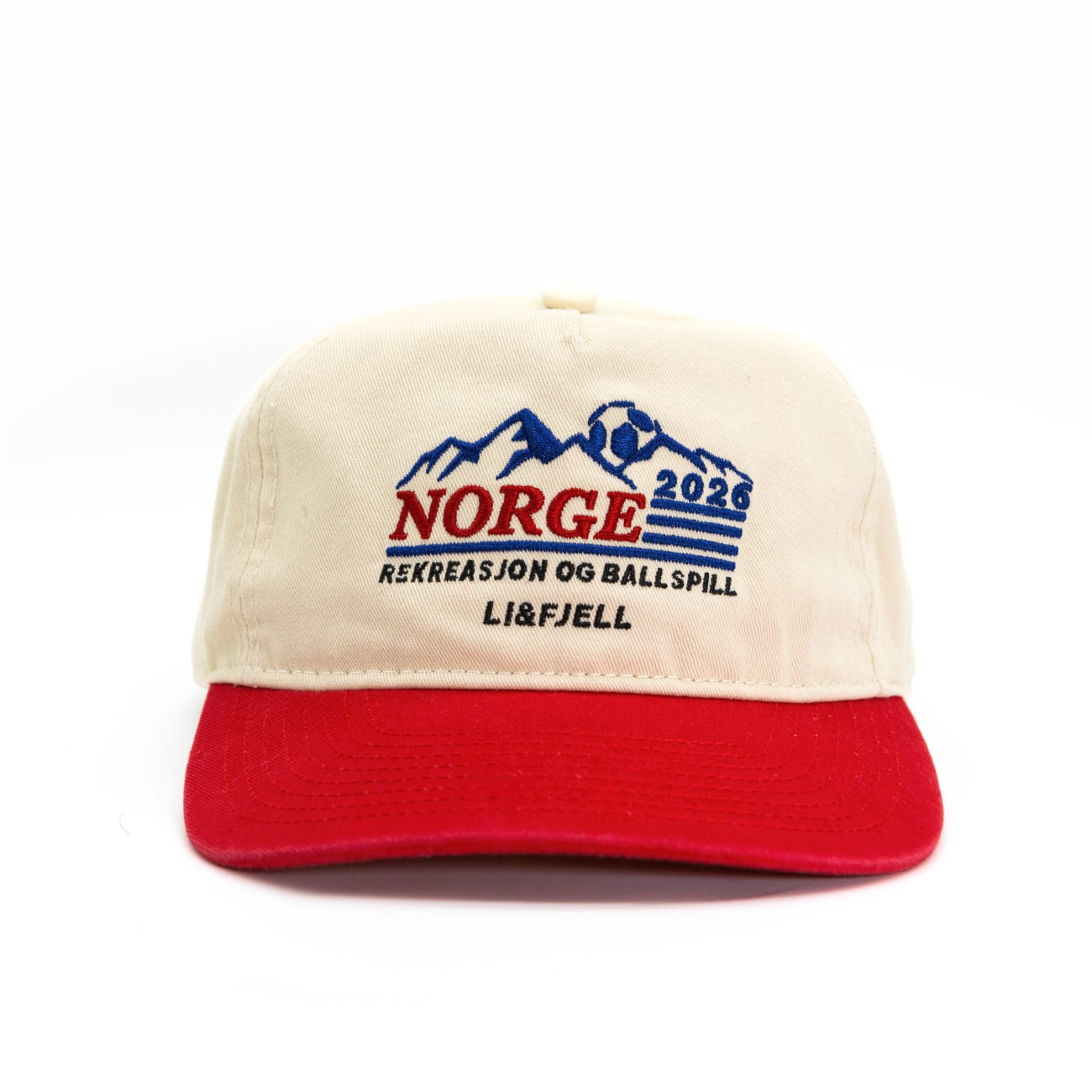 Norge 2026 Caps - Hvit/Rød