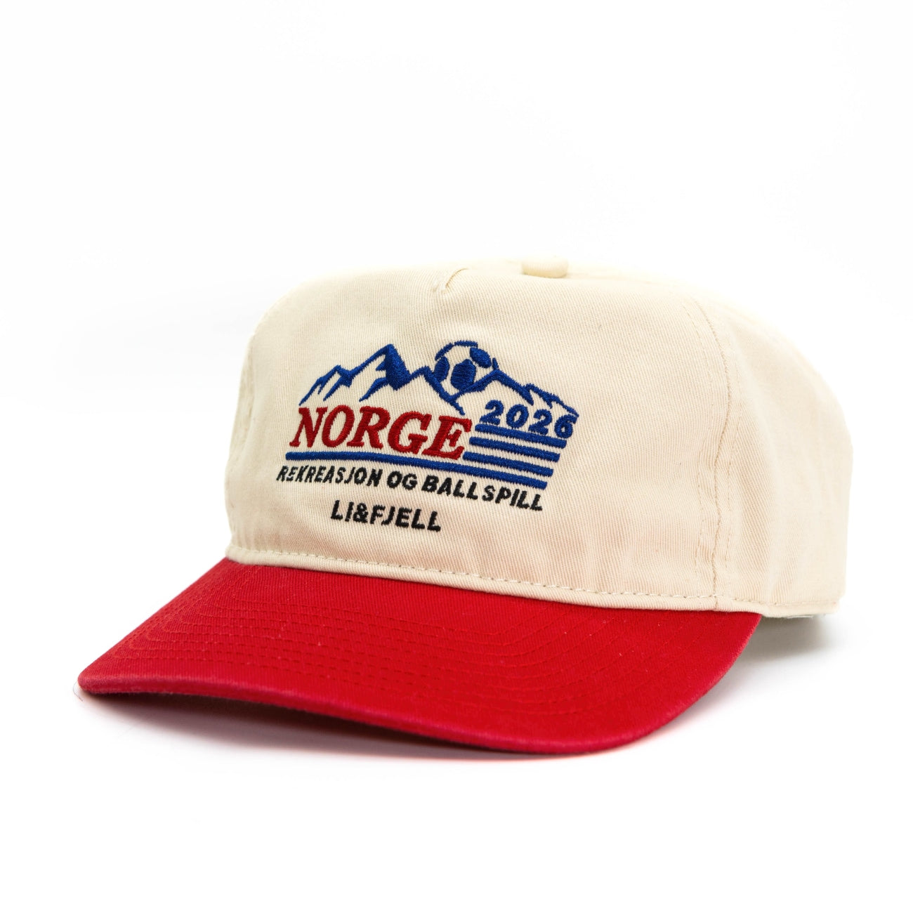 Norge 2026 Caps - Hvit/Rød