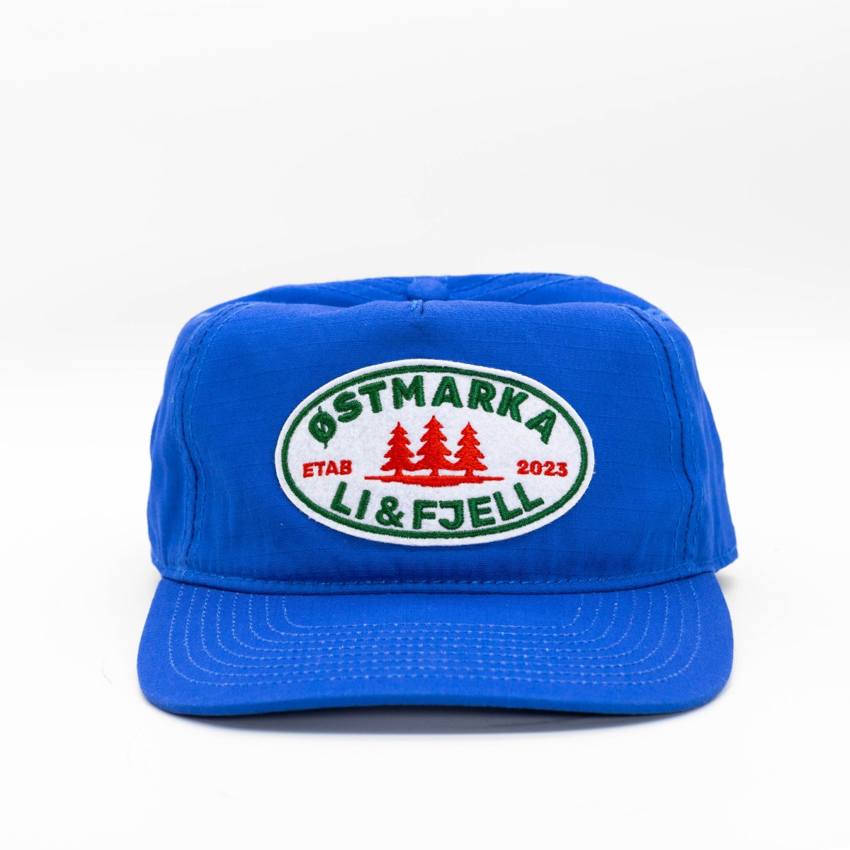 Østmarka Patch Caps - Hyperblå