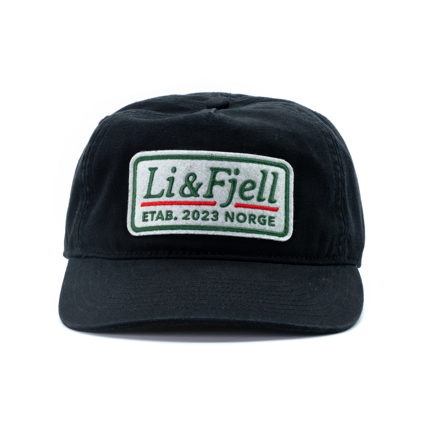 Li&Fjell Patch Cap – Svart