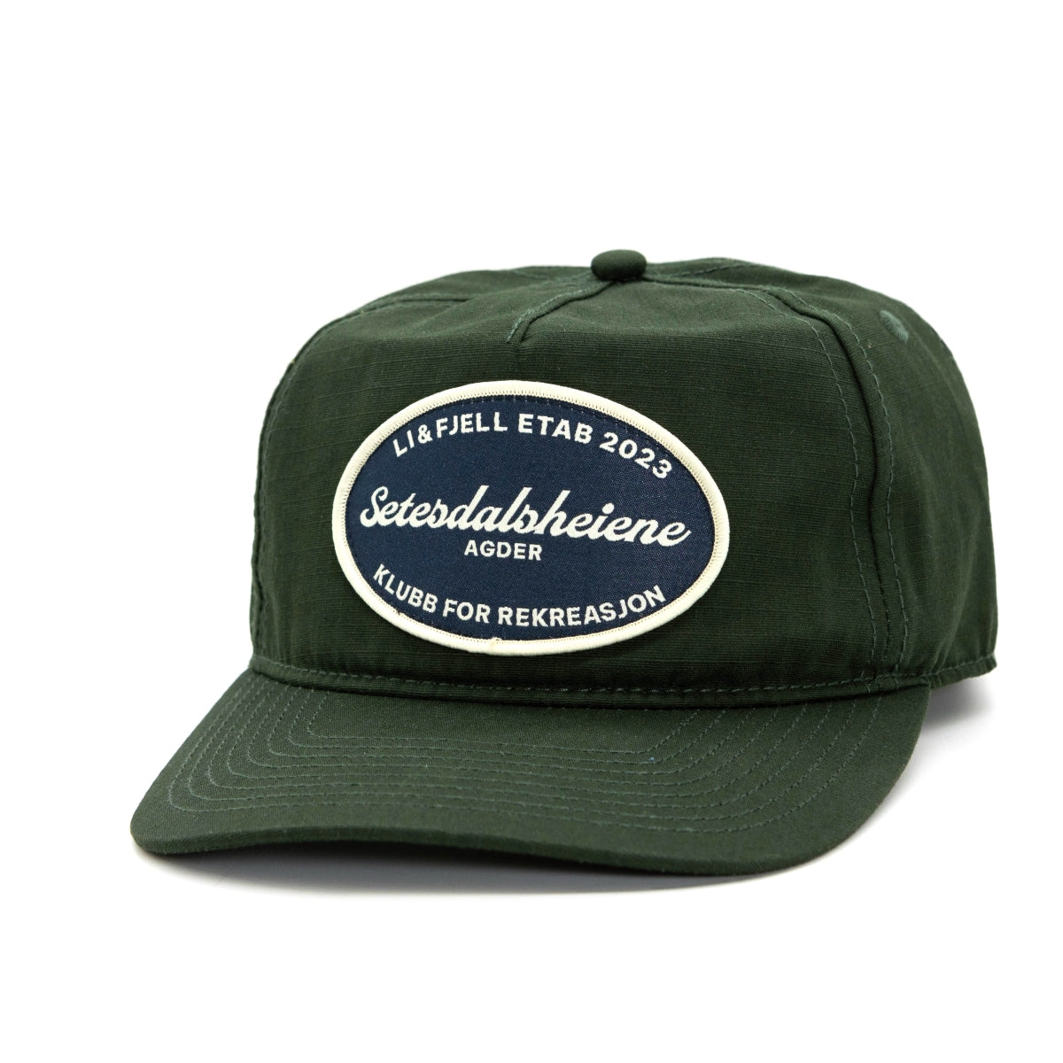 Setesdalsheiene Patch Caps - Dyp Grønn