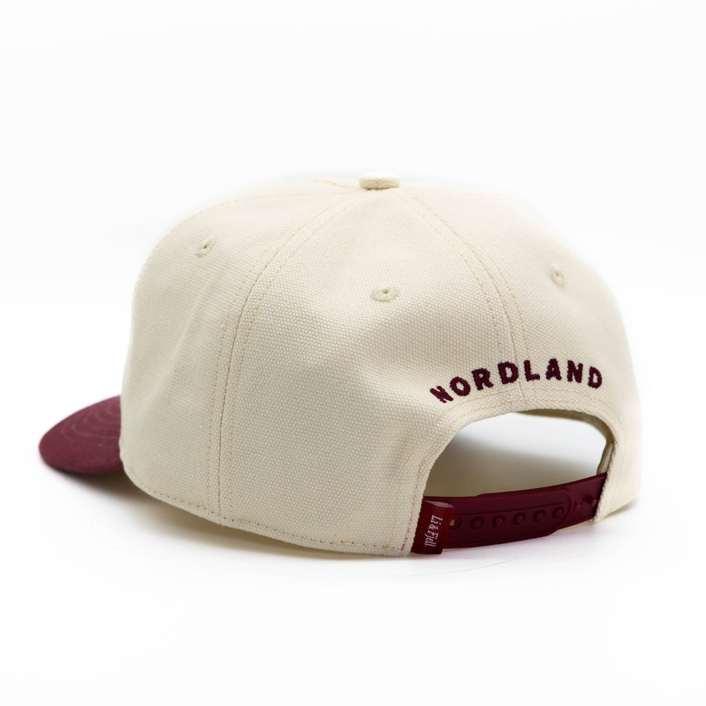 Vesterålen Rekreasjon Caps – Hvit/Burgunder